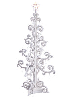 22" Tree w/Light (battery Operated) White (pack of 1)