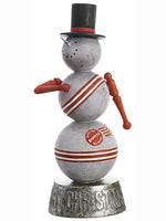 15.5" Snowman  Cream Red (pack of 1)