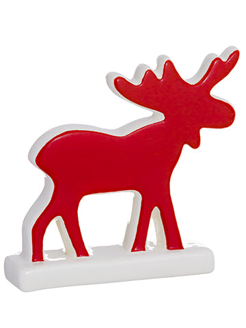4.75" Moose  Red White (pack of 12)