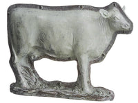 10.5"Hx14.5"L Cow Chocolate Mold Antique Silver (pack of 1)