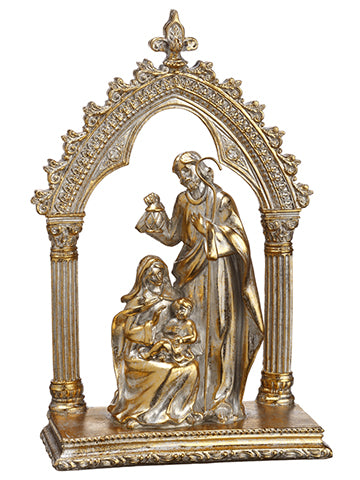 14.75" Nativity Family Table Top Tiffany Gold (pack of 2)