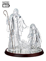 16.5" Battery Operated Nativity Family With Light 4Ea/set (3 EA AAA) Clear (pack of 1)