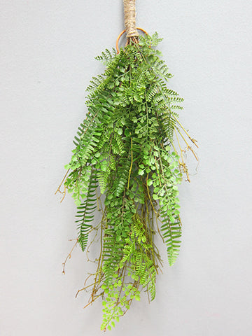26" Foliage Twig Door Swag  Green (pack of 36)