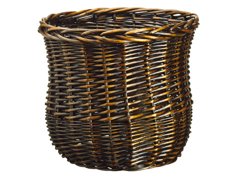 13" Willow Cushion Planter  Dark Brown (pack of 1)