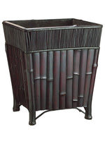 17hx15wx15"L Wood Planter Nature Brown (pack of 1)