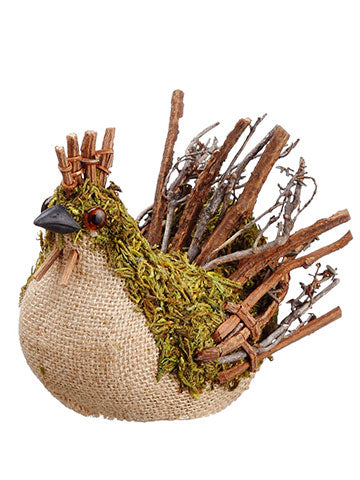5" Moss Hen  Natural Green (pack of 12)