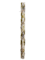 22.5" Moss Bundle x3  White Green (pack of 12)
