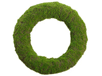 19" Moss Wreath  Green (pack of 1)