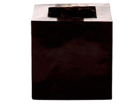18"Hx18"Wx18"L Poly Resin Square Planter Black (pack of 1)