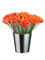 15" Gerbera Daisy Bundle in Tin Bucket (12 ea./1 Style 1 Color) Orange (pack of 12)