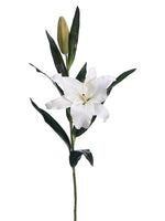 37" Casablance Lily Spray  White (pack of 4)