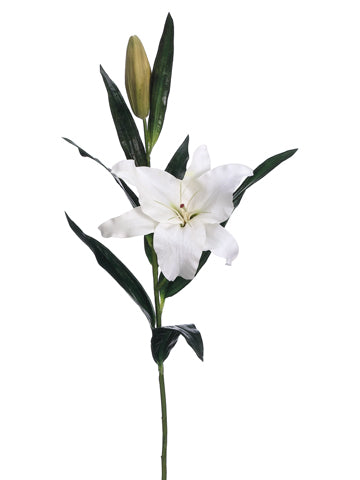 37" Casablance Lily Spray  White (pack of 4)