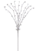24" Acrylic Bead Spray  Iridescentclear Irid Clear (pack of 12)