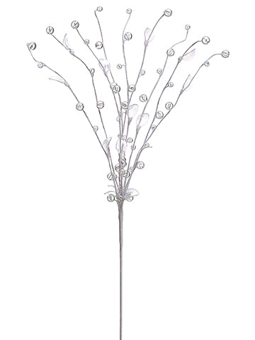 24" Acrylic Bead Spray  Iridescentclear Irid Clear (pack of 12)
