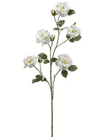 44" Rose Spray X 5  Cream White (pack of 6)