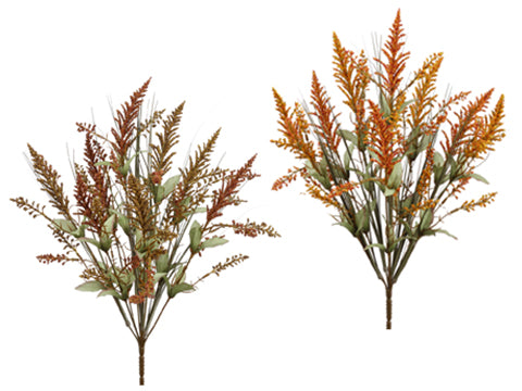 21" Heather/Onion Grass Bush x8 (2 Colors Assortment) Assortment (pack of 6)