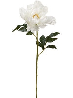 19" Peony Spray  White (pack of 12)