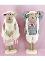 16.5" Lamb With Stand (2 ea/set) Mixed (pack of 6)