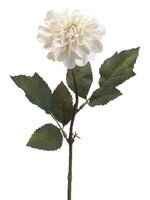 25" Dahlia Spray  Vanilla (pack of 6)