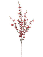 38" Forsythia Spray  Red (pack of 6)