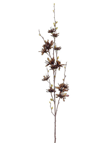 34" Winter Lily Spray  Coffee (pack of 6)