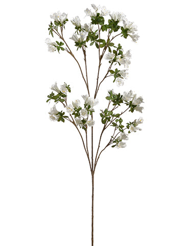 53" Rhododendron Stem  White (pack of 6)